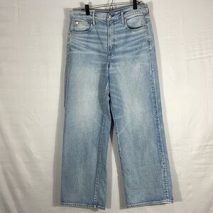 American Eagle Outfitters Light Blue Stovepipe Straight Leg Jeans 14R